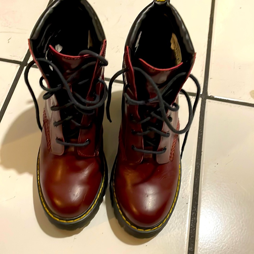 Burgundy dr. Martens